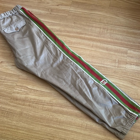 Gucci Web Stripe Track Pants Size 46